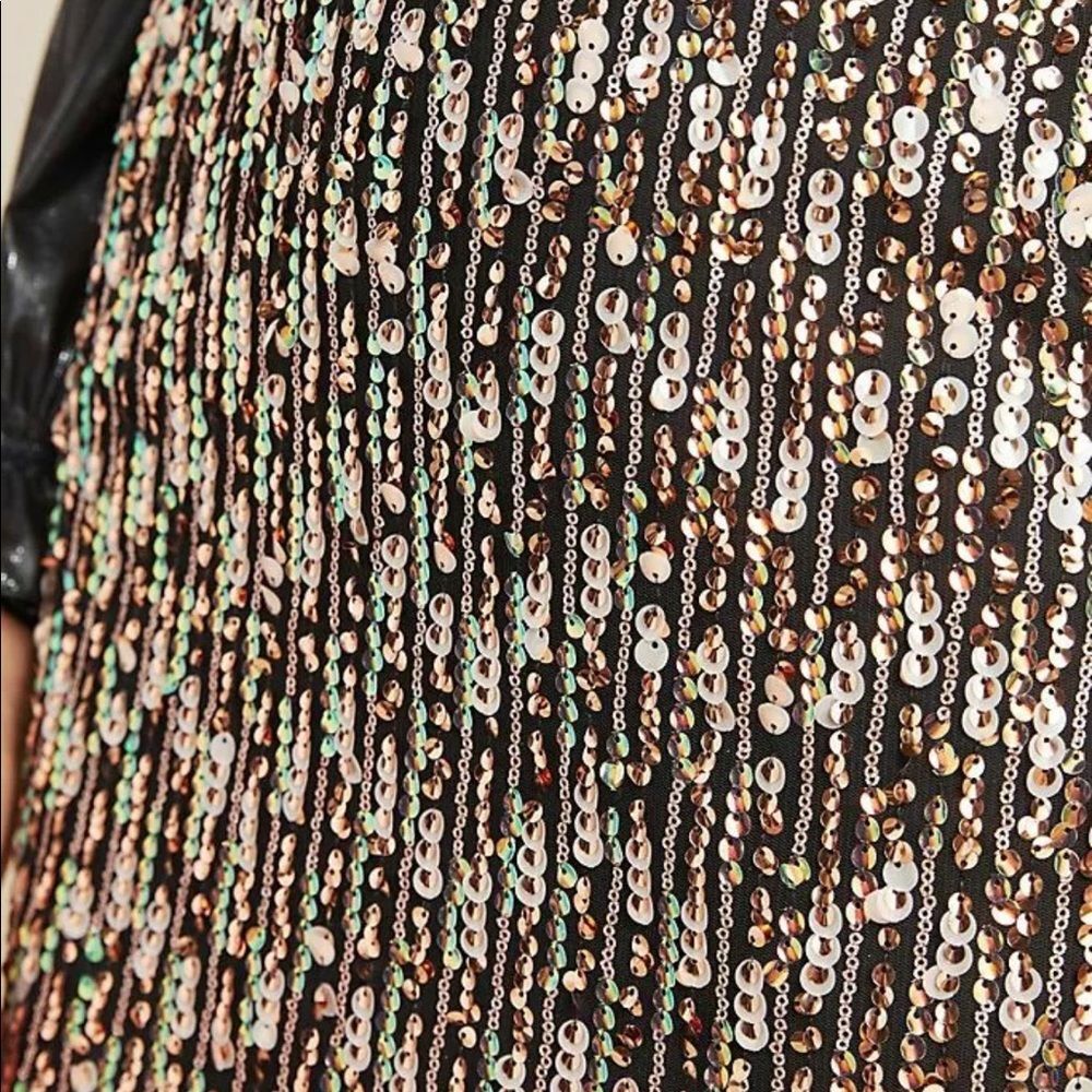 Anthropologie Corey Lynn Calter Sequined Miniskirt Size Small NWT - Picture 4 of 11